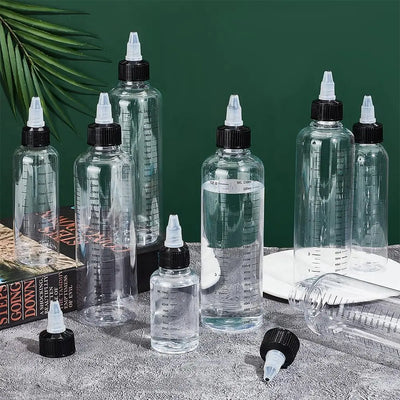 Plastic Dropper Bottles with Twist Top Cap for Juices - Smarsty