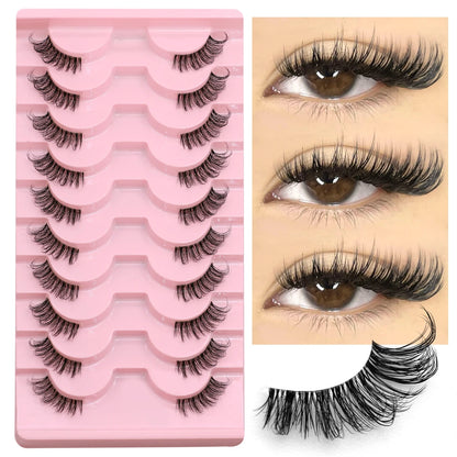 GROINNEYA Soft Natural Faux Mink Eyelashes for Everyday Wear - Smarsty