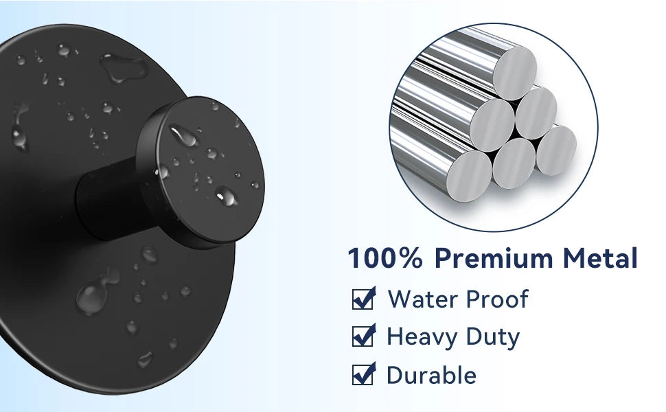 Extra Sticky Stainless Steel Towel Hooks for Space Saving - Smarsty