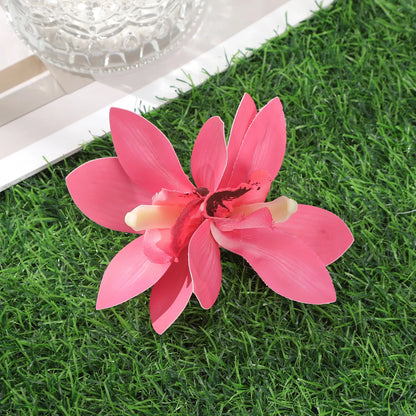 Bohemian Orchid Flower Hair Clips for Weddings - Smarsty
