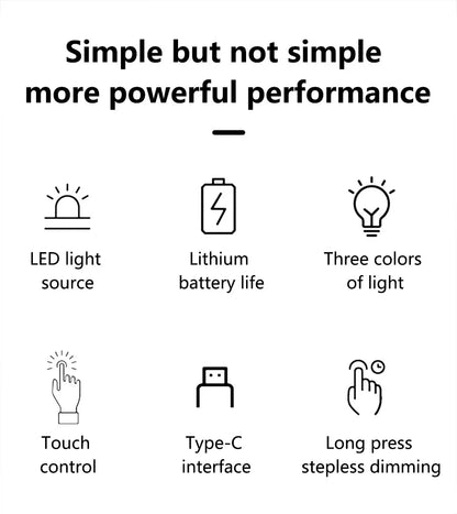 Wireless Touch Control Bottle Lamp with Dimmable Colors - Smarsty