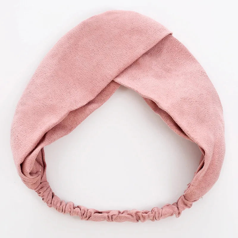 Twist Knotted Turban Headband For Women Soft Winter - Smarsty
