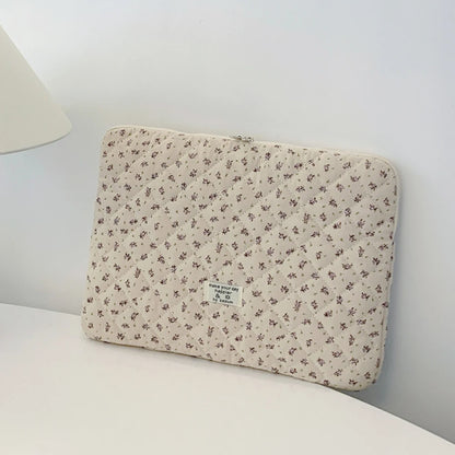 Flower Pattern Laptop Sleeve Case Bags Portable Computer Cover Bag Tablet Pouch for Macbook Air Pro 11 13 14 15 Inch Cover