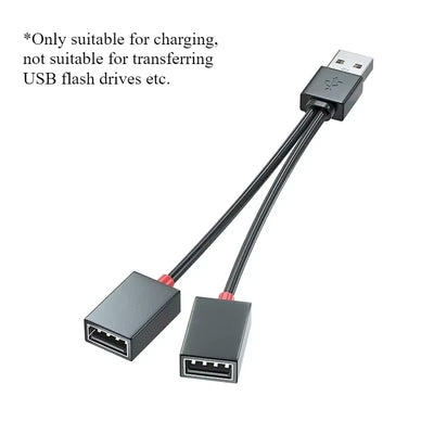Car USB Hub 1 In 2 Out Charging Cable CompactLight - Smarsty