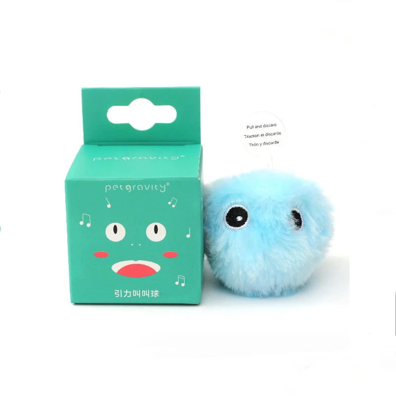 Interactive Cat Toy Ball with Sound and Catnip - Smarsty