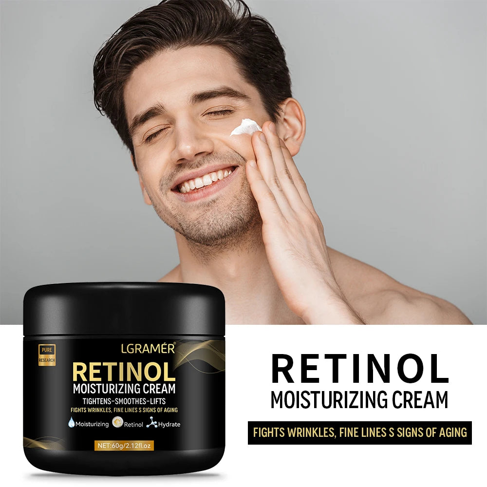 Men's Retinol Face Moisturizer for Anti-Aging and Pore Shrinking - Smarsty