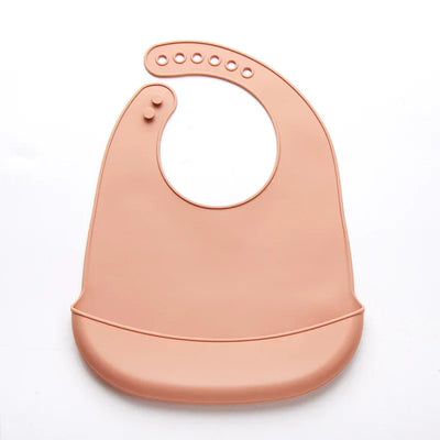 Baby Bib Adjustable Waterproof Bibs Babies Soft Edible Silicone Newborn Saliva Dripping Towel Drooling Children Scarf BPA Free by Smarsty