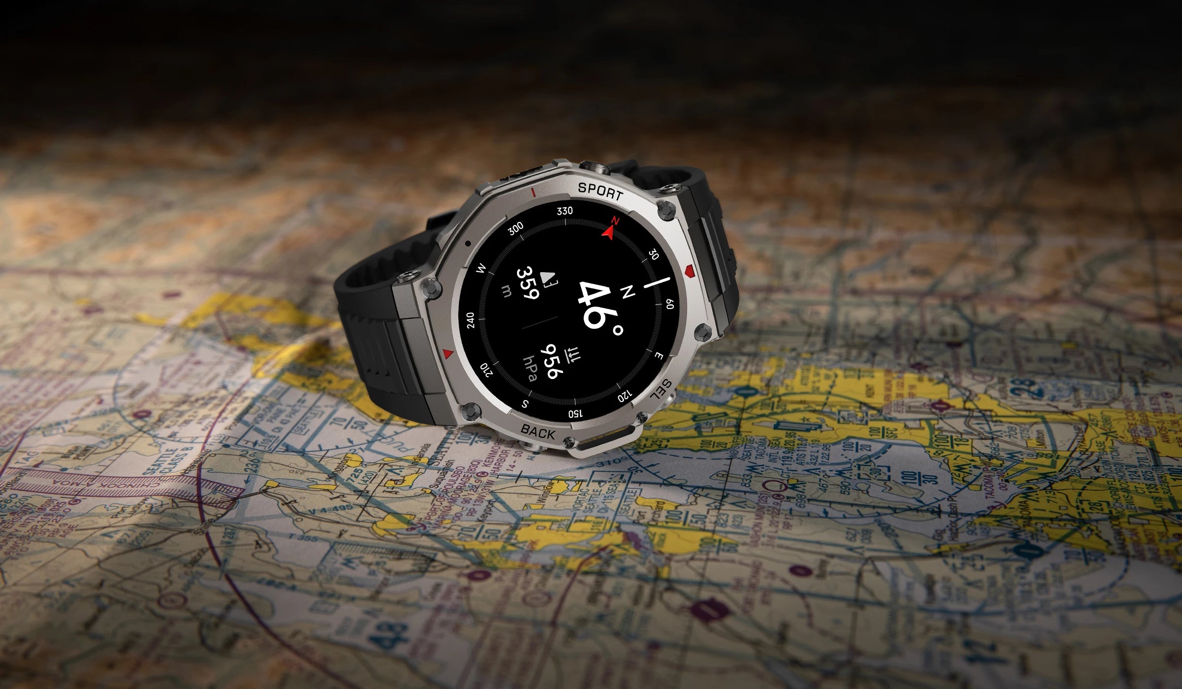 T-Rex 3 GPS Smart Watch with Altimeter and Waterproof Design - Smarsty