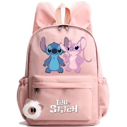 HOT Disney Lilo Stitch Backpack for Girl Boy Student Teenager Children Rucksack Women Casual School Bags Kids Birthday Gift Toy - Smarsty