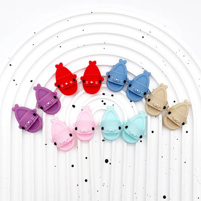 (Shoes Only)17cm Labubu Accessories Shoes Dolls Can Wear Shark Slippers Fun and Stylish Casual Shoes for Playtime by Smarsty