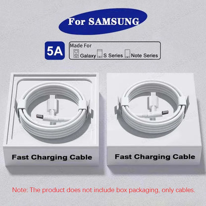 2PCS PD 45W USB C Cable For Samsung Galaxy S20 S21 S22 S23 Ultra Note 10 5G 20 A53 A54 Super Fast Charging USB Type C Data Cable - Smarsty