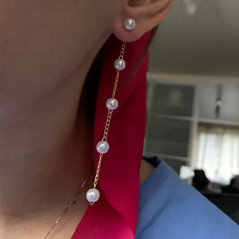 Fashion Pearl Drop Earrings for Women Cute Bridal Jewelry 2024 - Smarsty
