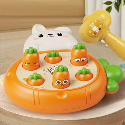 Cartoon Montessori Baby Toys Toddler Educational Birthday Gift Animal Theme Knocking Game Parent Child Board Hammering Game - Smarsty