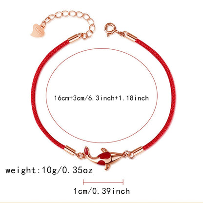 Handmade Lucky Red Bracelet for Wealth and Prosperity - Smarsty