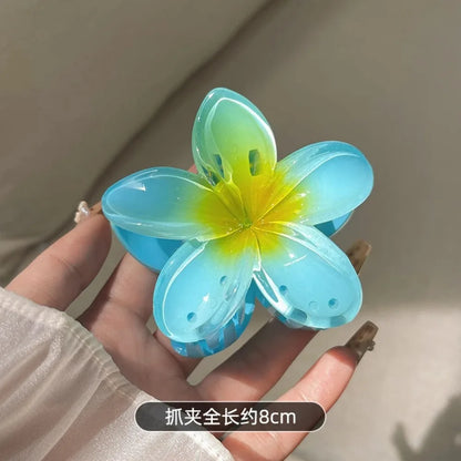Multicolour Gradient Flower Hair Accessories Set for Summer - Smarsty
