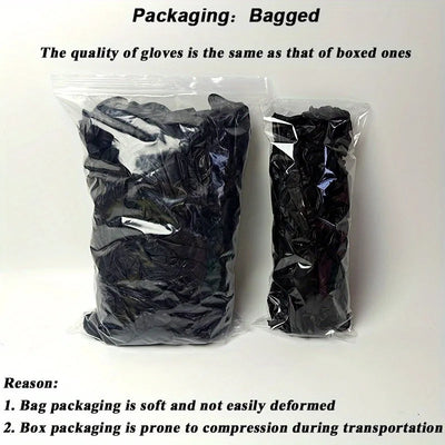 20/50/100PCS Disposable Black Nitrile Gloves for Household Use Latex Free Powder Free Cleaning Gloves Tattoo  Hairdressing Tools - Smarsty