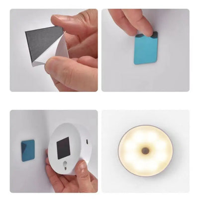 Rechargeable Motion Sensor LED Night Light for Easy Lighting - Smarsty