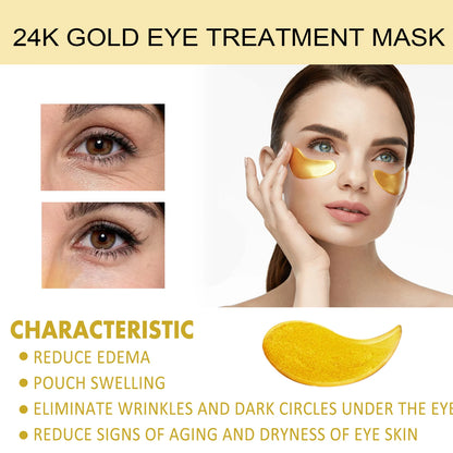 EELHOE 24k Gold Under Eye Patches for Anti-Aging - Smarsty