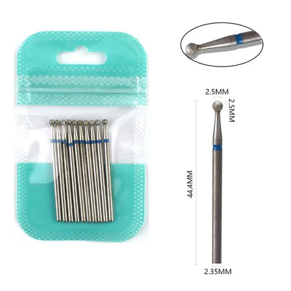 10 Piece Diamond Nail Drill Bit Set for Perfect Manicures - Smarsty