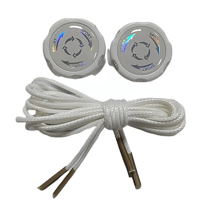 1pair Metal Wire Swivel Automatic Buckle Rope Sneaker ShoeLaces for Kids/Adult No Tie Shoe Laces Quick Lock Shoestrings Sneakers - Smarsty