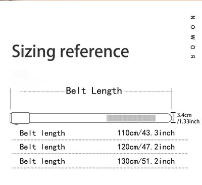 Men's Toothless Automatic Buckle Belt Casual Business Waistband - Smarsty