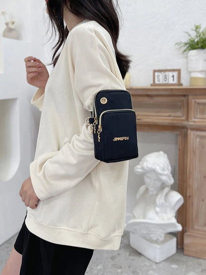 Womens Crossbody Phone Bag Mini Bag With Zipper Everyday Use - Smarsty