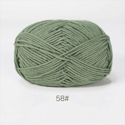 Soft Milk Cotton Yarn for Hand Knitting Projects - Smarsty