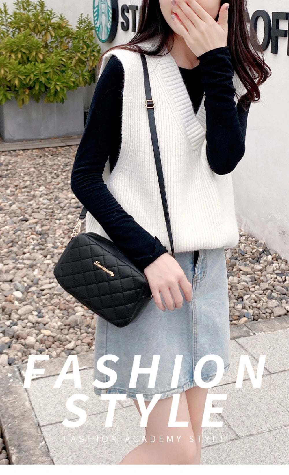 2024 Tassel Small Messenger Bag For Women Trend Lingge Embroidery Camera Female Shoulder Bag Fashion Chain Ladies Crossbody Bags - Smarsty
