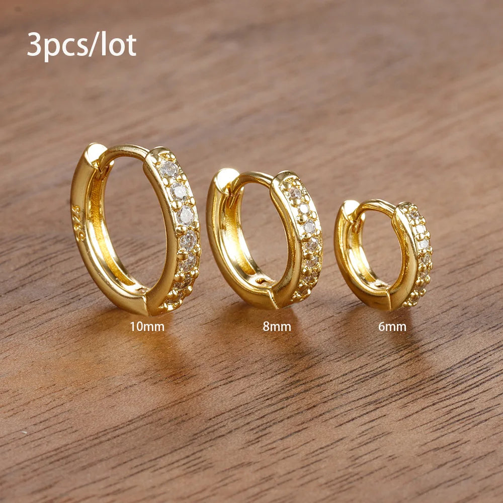 3 Piece Stainless Steel Star Drop Earrings Set for Women - Smarsty