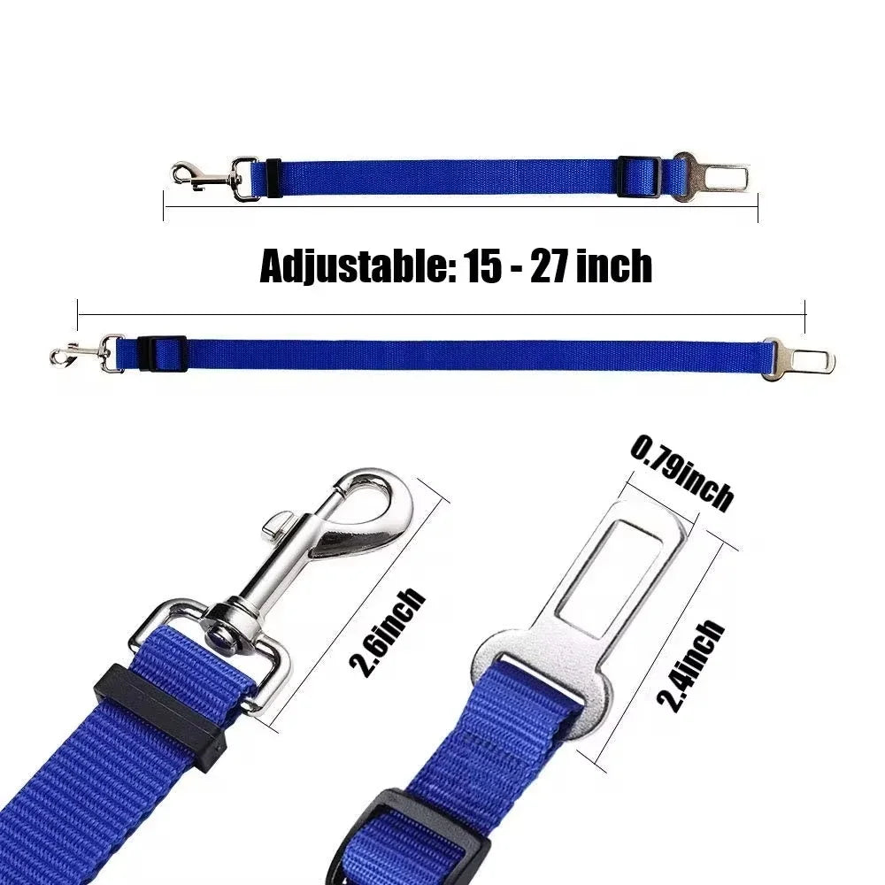 Adjustable Dog Car Seat Belt Harness for Safety - Smarsty