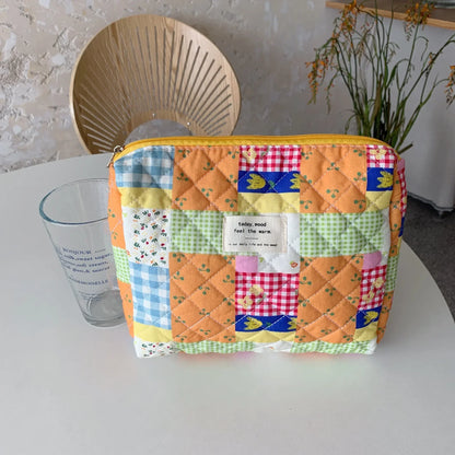Large Capacity Women's Cosmetic Bags Cases Casual Ladies Small Storage Bag with Zipper Female Travel Clutch Bag Small Handbags - Smarsty