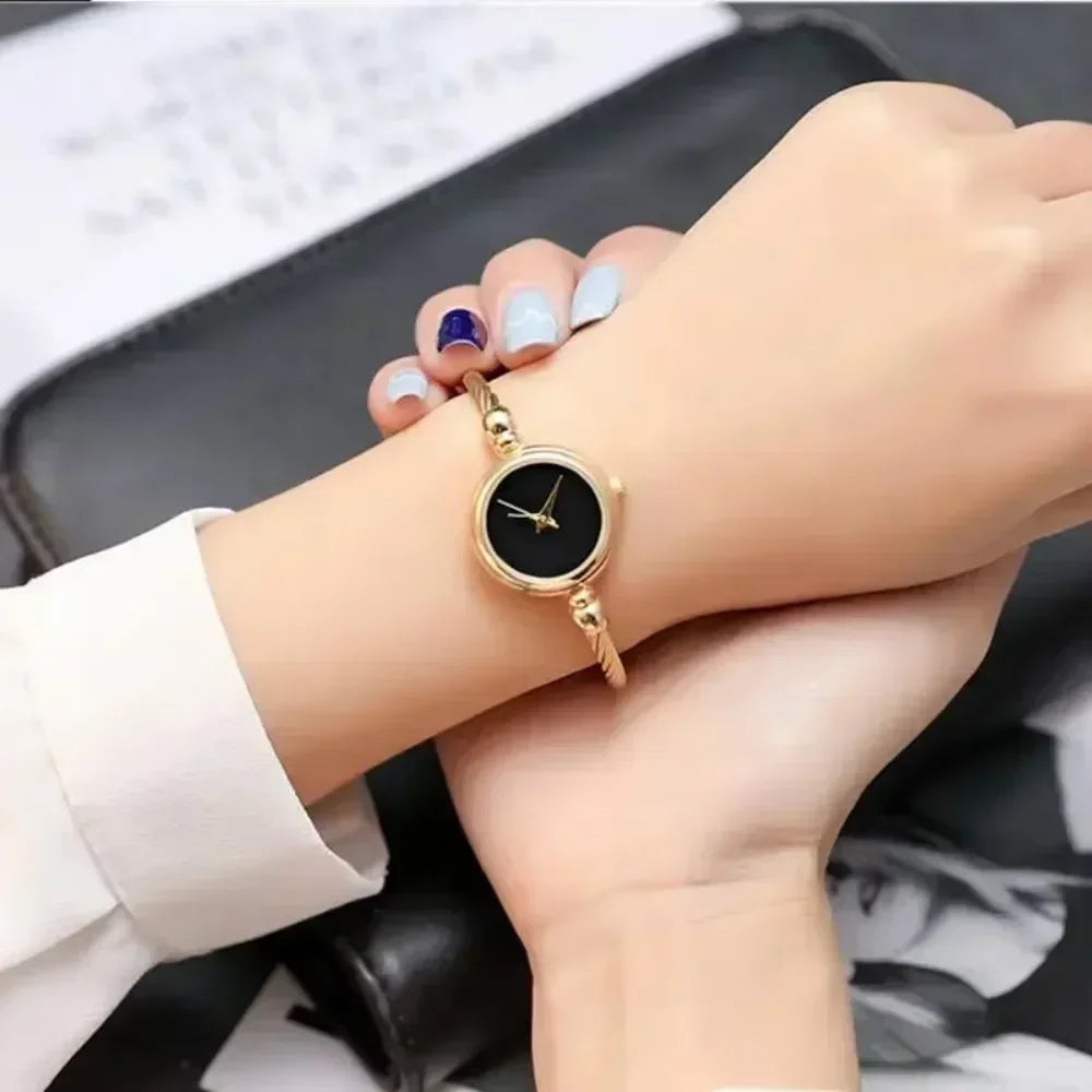 Luxury Gold Bangle Bracelet Watch for Women - Smarsty