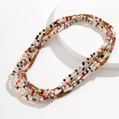 Bohemia Colorful Seed Beads Belly Chain for Summer - Smarsty