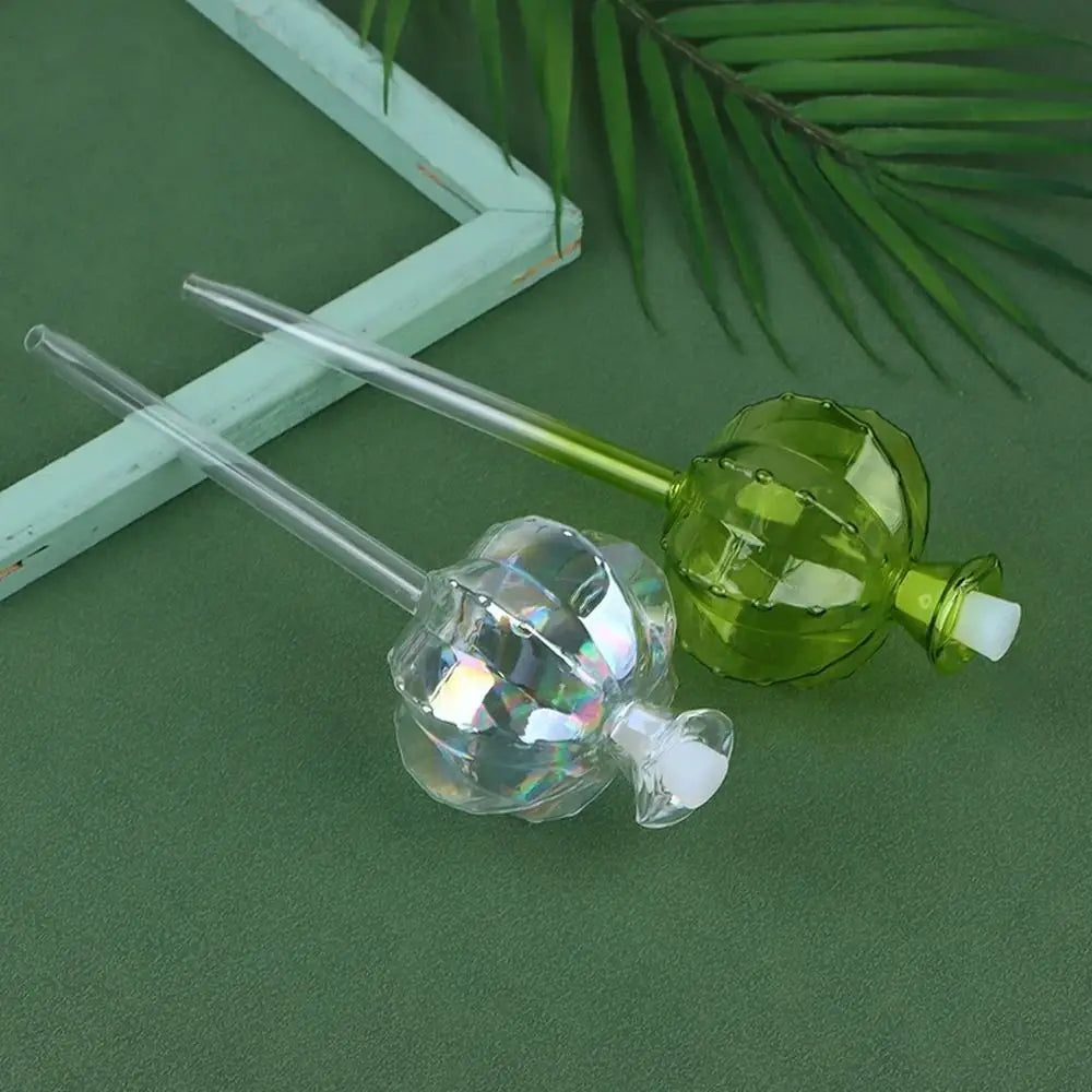 Automatic Cactus Self Watering Planter Cactus Glass Automatic Plant Watering Bulbs Cute Plant Water Feeder Glass Bulbs Indoor