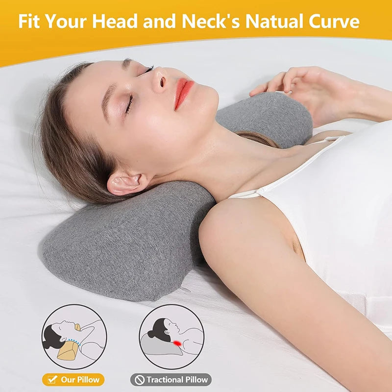 Memory Foam Cervical Pillow for Side Sleepers - Smarsty