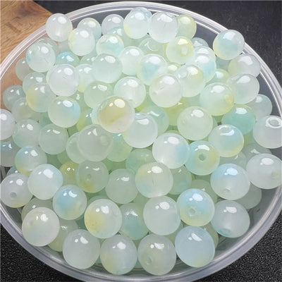 8mm Multicolor Glass Beads for Handmade Jewelry - Smarsty