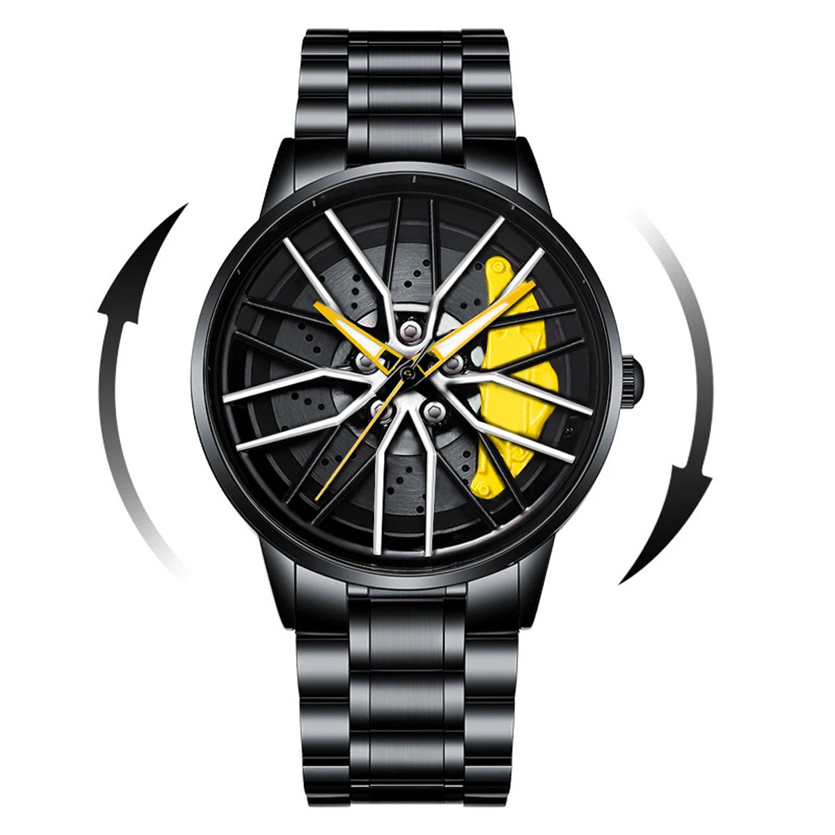 2024 New VA VA VOOM Black Stainless Steel Sports Watch - Smarsty