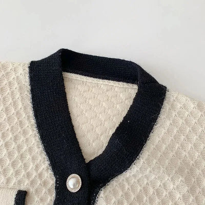 Women's Korean Fashion New Korean Loose Long-sleeved Knit Sweater Cardigans Outwear Coat - Smarsty