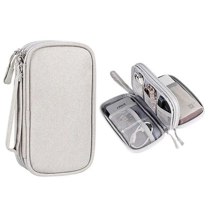 Portable Travel Cable Organizer Bag With Multi Layer - Smarsty