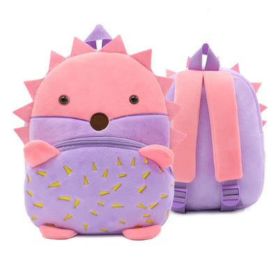 Soft Plush Kids Backpack With Cartoon Animal Design - Smarsty