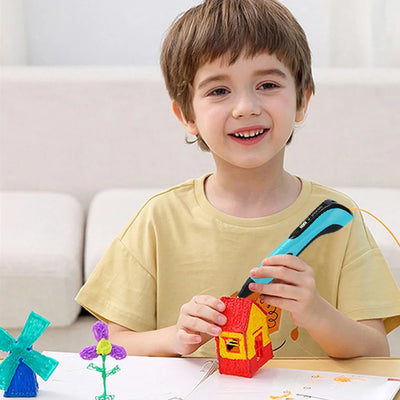 2022 NEW 3D Printing Pen 3d Pen Set for Kids Chidren Child's Birthday Christmas Creative DIY Gift LCD Display with PLA Filament - Smarsty