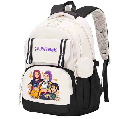 Demon Hunters Anime Backpack Large Capacity School Bag - Smarsty