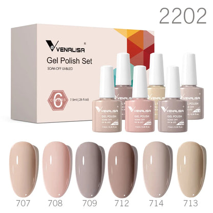 Venalisa HEMA Free Jelly Pink Nail Gel Kit - Smarsty