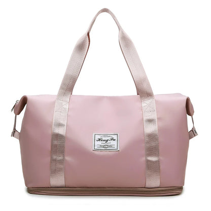 Waterproof Nylon Travel Duffle Bag for Women Large Capacity - Smarsty