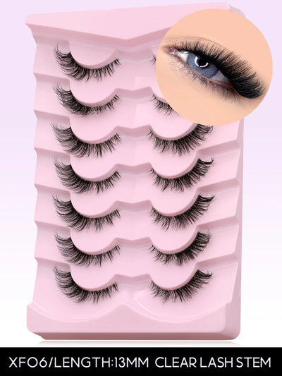 GROINNEYA Winged Cat Eye Faux Mink Lashes - Smarsty