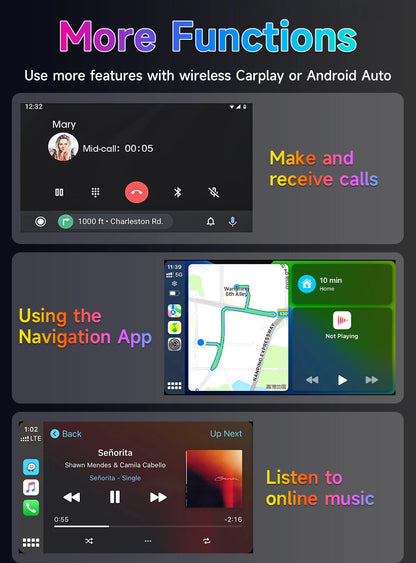 Motorcycle DVR GPS Navigation With CarPlay And Android Auto - Smarsty