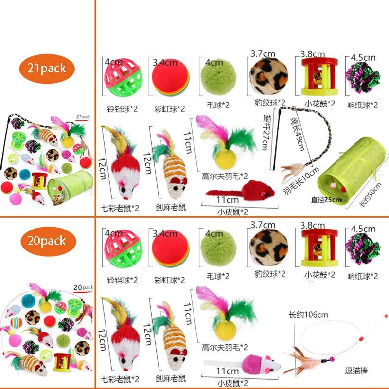 Kitten Toys Variety Pack for Fun and Play - Smarsty