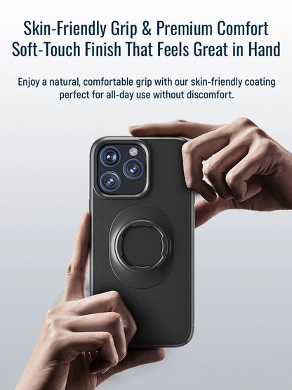 Smarsty iPhone Shockproof Case With Quad Style Bike Mount Locking -