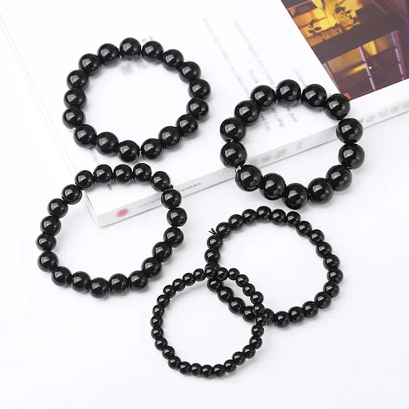 Black Obsidian Bracelet for Blood Circulation and Weight Loss - Smarsty