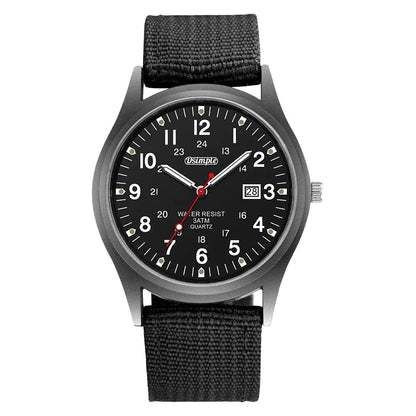Luxury Mens Luminous Quartz Watch with Calendar - Smarsty